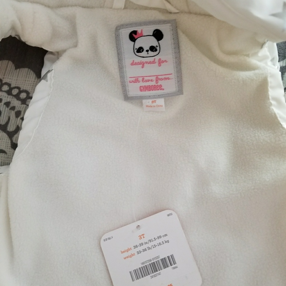 NWT Gymboree Panda Puffer Vest - Picture 4 of 4